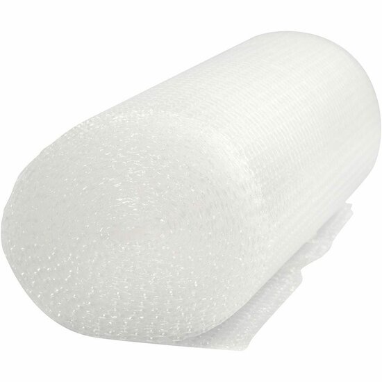 Noppenfolie - Extra Sterk - B: 50 cm x 10 m - 1 Rol - Beschermend Verpakkingsmateriaal Voor Verzenden & Opslag - Ook Geschikt Voor Nat Vilten & Creatieve Hobby's - Transparant Wit