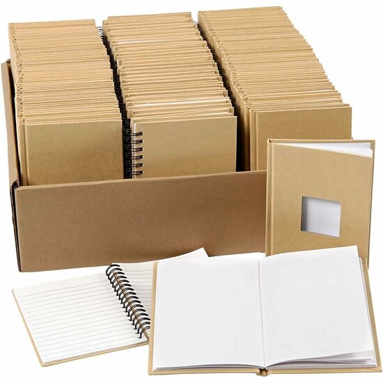 Notitieboek, A6, afm 10,5x15 cm, 3x32 stuk/ 1 doos