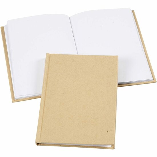 Notitieboek – Vintage Bruin Notitieboekje – DIY Dagboek Voor Schrijven, Schetsen & Tekenen – Stevig 80g Papier - 8mm Dikte – A6 Formaat – Creatief Kantoorartikel – Set van 1 Stuk