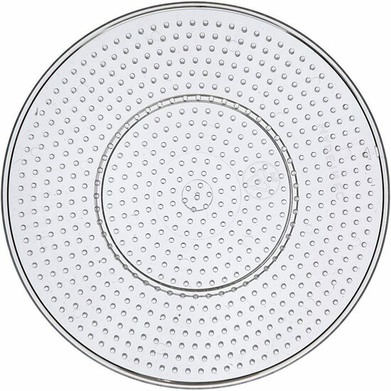Grondplaat Strijkkralen - Onderplaat - Strijkkralenvormen - Strijkkralenbord - Kralen Ontwerpplaat - Cirkel Vorm - Diameter 15cm - 1 Stuk