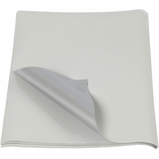 Opstrijk Reflector Folie - DIY Transferfolie - Reflecterende Folie Voor Stoffen en Kleding - Creatieve Hobbydecoratie - 17x22 cm - Set van 10 vellen