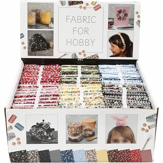 Patchwork Stof – Fat Quarters Katoen – 100% Katoenen Stof – Patchwork Stof Divers Kleur – Oeko-Tex Gecertificeerd – Quilt Stof – Patchwork Stoffen Bundel – Stoffen Set Naaien – 45x55 cm Stof
