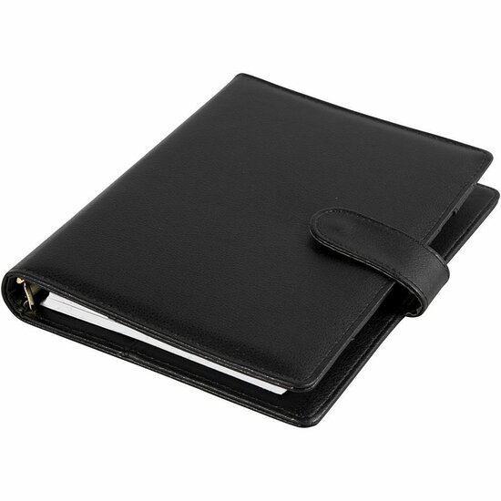 Planner / Bulletjournal - Zwart - 19x23,5x4 cm - Premium Bullet Journal Met Ringband - Geschikt Voor Dagelijkse Planning & Creatieve Organisatie