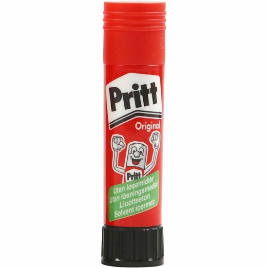 Pritt Lijmstift - Sterke Lijm Voor Papier, Karton & Foto’s - Sneldrogend, Transparant & Oplosmiddelvrij - Ideaal Voor Kantoor & School - 11 gr - 1 Stuk
