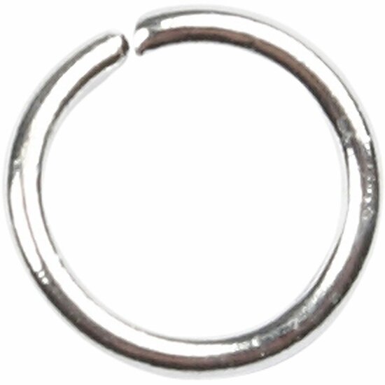 Zwarte Metalen Ringen - Ronde Sieraden Ringen - Metalen O-Ringen Zwart - DIY Sieraden Ringen - Zwart Metalen Ring - 1 X 5 X 7 Mm - 50 Stuks