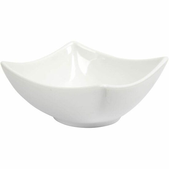 Schaal - Witte Schalen - 10cm Diameter - 4,5cm Hoog - Set van 12 - DIY Decoratie