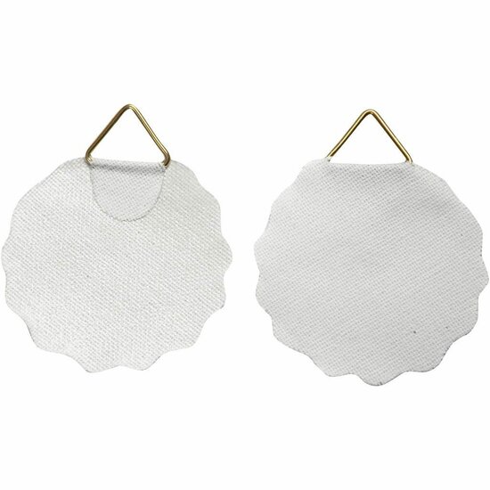 Schilderijhanger - Ophanghaak - Bevestiging voor Schilderijen - D 40mm - Metalen Hanger - 100 Stuks