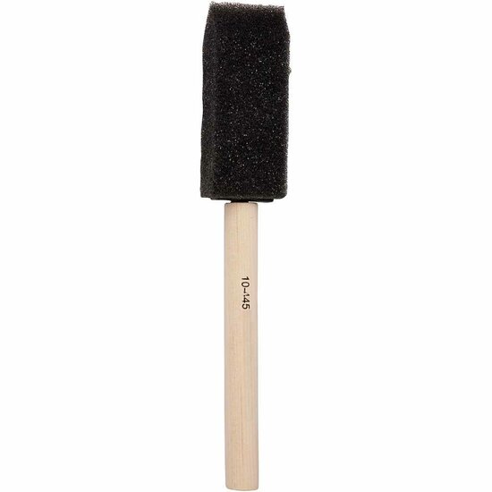 Schuimpenselen - Sponskwasten Voor Hobby - Foam Brushes Voor DIY Projecten - Breedte 25 mm - Ideaal Voor Kinderen en Creatieven - Set van 10 Stuks