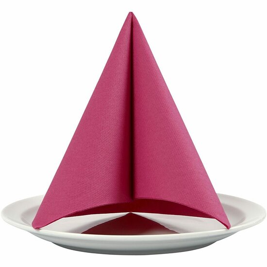 Roze Servetten - Luxe Servetten - Feestservetten - Textielachtige Servetten - Tafelservetten - Tafeldecoratie - Restaurant Servetten - 40x40 cm - 60 gr - 20 Stuks