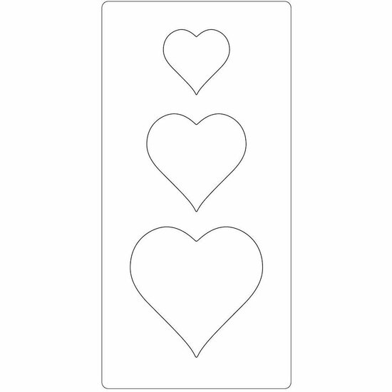 Snijmal Hart - Geschikt Voor Stansmachines - Perfect Voor EVA Foam, Karton, Leer, Kurk & Vilt - 15,2x30,37 cm - Dikte 15 mm - 1 Stuk