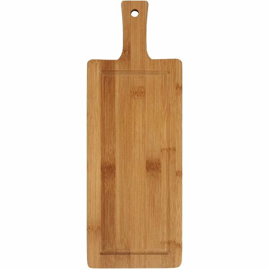 Houten Snijplank - Langwerpig - Keukenaccessoire Met Groef & Handvat - Ideaal Voor Brood Snijden, Serveerplank, BBQ, Koken, Kaasplankje, Voedselveilig & Duurzaam
