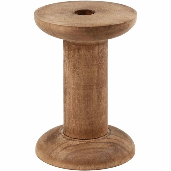 Houten Spoelen - Vintage Look - DIY Decoratie & Creatief Handwerk - Nostalgische Houten Klossen - Geschikt Voor Linten, Draden & Sieraden Maken - Set Van 10 Stuks