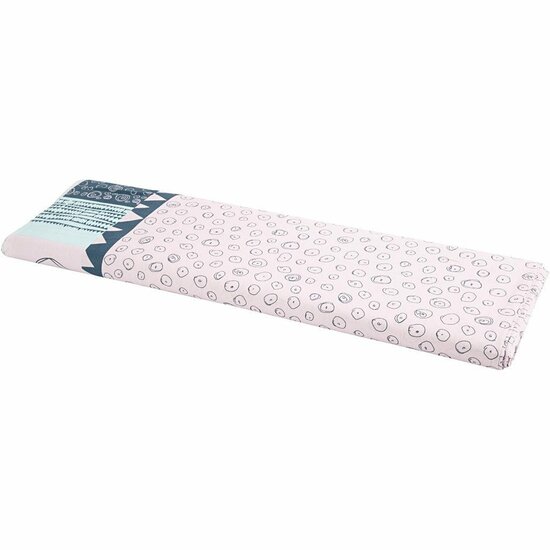 Lichtrood Katoen Stof - Stof met Motieven - Oeko-Tex Gecertificeerde Stof - 145 cm Breed - 140 g/m² - 10 m