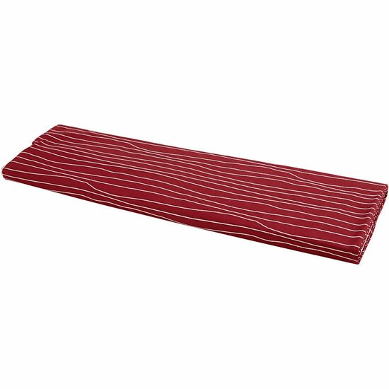 Rood/Wit Katoen Stof - Stof met Motieven - Oeko-Tex Gecertificeerde Stof - 145 cm Breed - 140 g/m² - 10 m