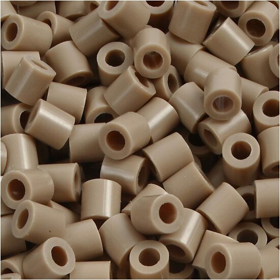 Strijkkralen - Nabbi Kralen - Kralen Voor Onderplaten En Sieraden - Beige (32248) - Medium - Afm 5x5mm - Gatgrootte 2,5 mm - 6000 stuks