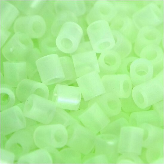 Strijkkralen - Nabbi Kralen - Glow in the Dark Kralenset - DIY Knutselset Voor Figuren & Creatieve Projecten - Hoge Kwaliteit - Medium - Afm 5x5mm - Gatgrootte 2,5 mm - 6000 Stuks