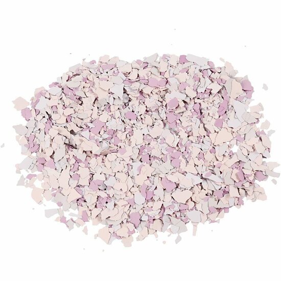 Terrazzo Vlokken - Paars - 90 Gr - Voor Terrazzo Effect in Creatieve Decoratie