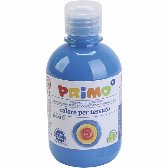 Textielverf Geel - Gele Kledingverf - Textiel Kleurstof - Stoffenverf - Kindvriendelijke Huidveilige Textielverf - Kledingverf - Verf Voor Kleding - PRIMO - 300 ml