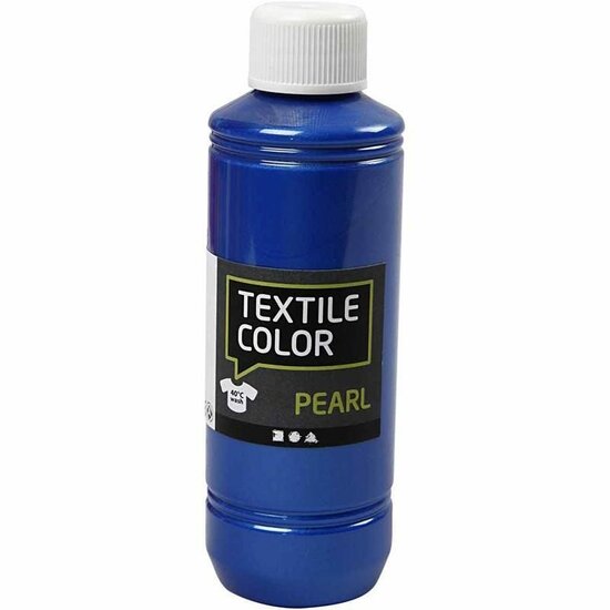 Textielverf Bruin - Parelmoer Metallic - Kledingverf - Stofverf - Textiel Kleurstof - Stoffenverf - Verf Voor Kleding - Textiel Verven - DIY Kleding Verven - 250 ml - 1 Stuk