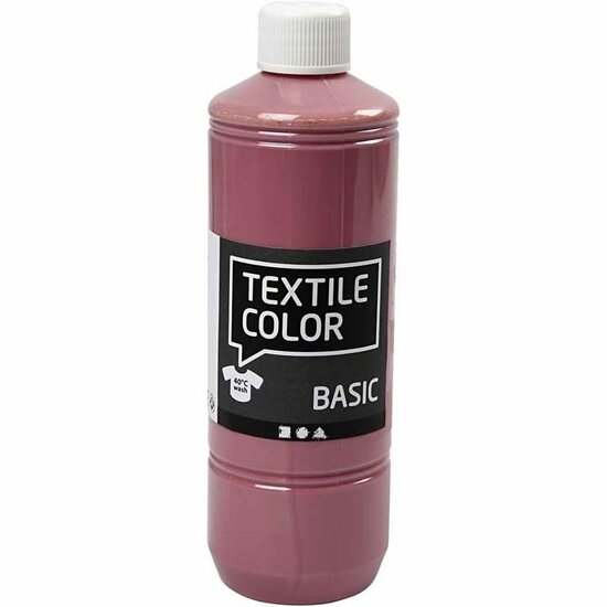 Textielverf Donkerroze - Roze Kledingverf - Stofverf - Textiel Kleurstof - Stoffenverf - Verf Voor Kleding - Textiel Verven - Kleurstof Voor Stof - DIY Kleding Verven - 250 ml