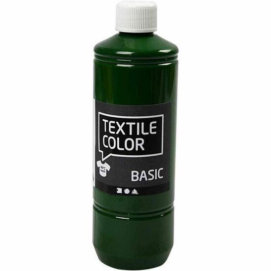 Textielverf Grasgroen - Groene Kledingverf - Stofverf - Textiel Kleurstof - Stoffenverf - Verf Voor Kleding - Textiel Verven - Kleurstof Voor Stof - DIY Kleding Verven - 500 ml
