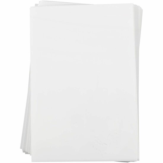 Krimpfolie - Mat Wit - 20x30 cm - 100 Vellen - Krimp Plastic voor Kunst en Knutselen - Ovenkrimpfolie