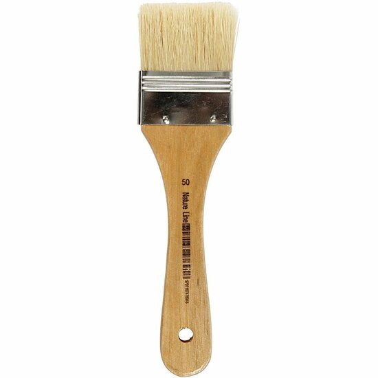 Vernis- en Lakkwasten - Brede Kwasten Voor Lakwerk En Schilderprojecten - Breedte: 50 mm - Set van 12 Stuks - Kunstschilders Kwasten - Lakwerk Penselen - DIY Schilderen