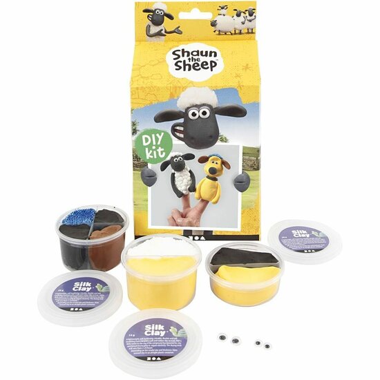 Klei Set Kinderen - Foam Clay Set - Knutselpakket Klei - Boetseerklei Set - Zachte Zelfhardende Klei - Vingerpoppen Maken