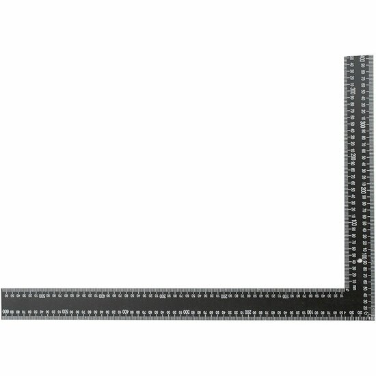 Winkelhaak Staal - Stalen Winkelhaak - DIY Gereedschap - Meetgereedschap Winkelhaak - 40 X 60 Cm