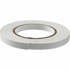 3D Foam Tape Op Rol - Dubbelzijdig Klevend Foam Tape - 3D Effect Tape - Foam Tape Voor Knutselen - Kaarten Maken Tape - Scrapbooking Foam Tape - B: 12 mm - Dikte 2 mm - 5 Meter