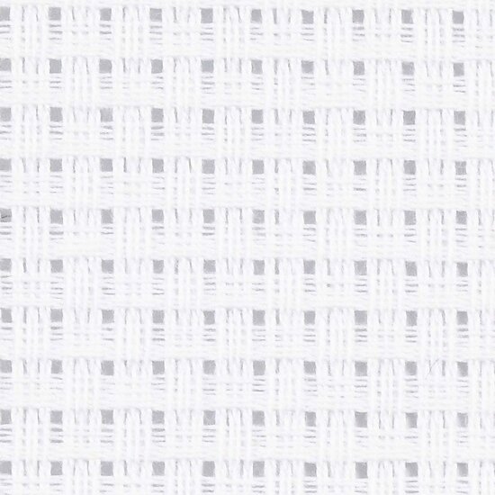 Aida Borduurstof - Wit - Handwerk Stof - Kruissteek Stof - Hobby Stof - Naaiwerk Stof - Gaatjesstof - Borduurstof voor patronen - 50x50 cm