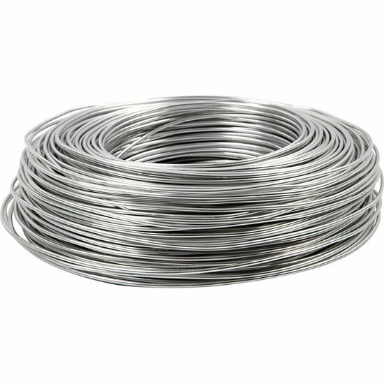 Aluminium Draad - Alu Draad - Aluminium Sieradendraad - Zilver Aluminium Draad - DIY Aluminium Draad - Buigbaar Aluminium Draad - 2mm Aluminium Draad - Aluminium Draad - Aluminium Knutsel Draad - Sier