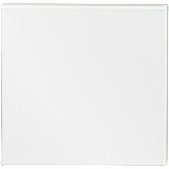 Canvas Gespannen Op Houten Frame - Vierkant Schilderdoek - Gespannen Canvas - Canvasdoek - Wit Schildercanvas - Verfdoek - Schilderpaneel - 30x30cm - Dikte: 1,6cm - 10 Stuks