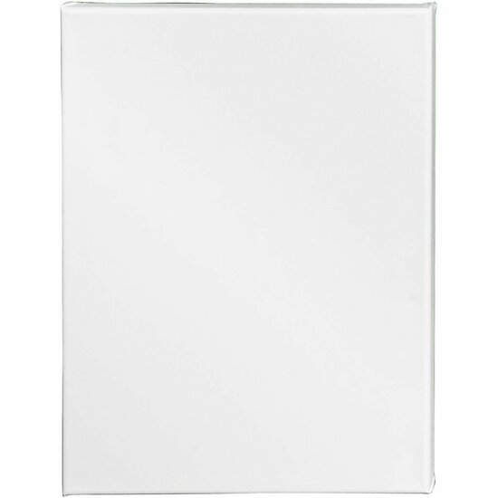 Canvas Gespannen Op Houten Frame - Rechthoek Schilderdoek - Gespannen Canvas - Canvasdoek - Wit Schildercanvas - Verfdoek - Schilderpaneel - 30x40cm - Dikte: 1,6cm - 10 Stuks