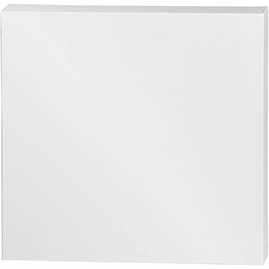 Canvas Gespannen Op Houten Frame - Vierkant Schilderdoek - Gespannen Canvas - Canvasdoek - Wit Schildercanvas - Verfdoek - Schilderpaneel - 50x50cm - Dikte: 3,5cm - 5 Stuks