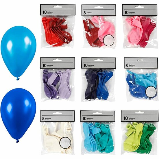 Diverse Ballonnen Set - Helium Geschikte Ballonnen - Natuurlijk Rubber Ballonnen voor Feestdecoratie - Verschillende Kleuren Ballonnen - 30 Zakjes Met Diverse Kleuren