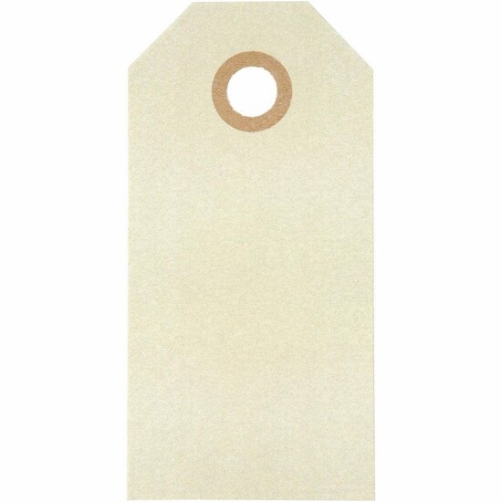 Cadeaulabels - Crème Labels - Decoratieve Cadeaulabels - 4x8cm Labels - 250 Gram Labels - Labels Voor Geschenken - Papierlabels - Cadeaulabels 1000 Stuks - Hobby Cadeaulabels - Verpakking Labels
