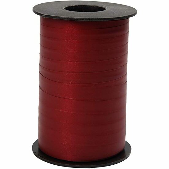 Cadeaulint – Donkerrood Lint – Cadeaulint Voor Cadeaus – Linten Voor Geschenkverpakkingen – Donkerrood Cadeaulint – 10 mm - 250 m