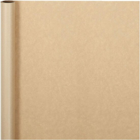 Cadeaupapier - Recycled - Duurzaam & Milieuvriendelijk - Hoogwaardige Kwaliteit - Geschikt voor Geschenkverpakking - Breedte: 50 cm - 60 gr - 5 m - 1 Rol