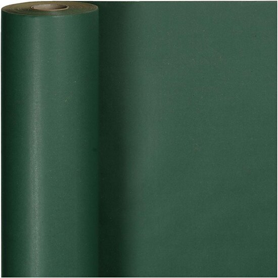 Cadeaupapier - Inpakpapier - Groen - Geschenkpapier - Verpakkingspapier - Cadeau Verpakking - Papier Voor Cadeaus Inpakken - Breedte 50 cm - Lengte: 100 mtr