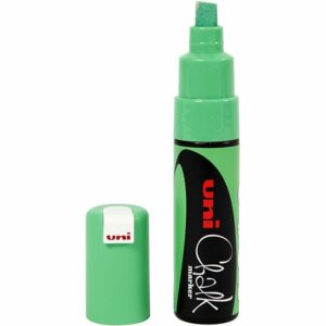 Chalk Marker - Krijtstift - Neon Groen - Krijtbord, Ramen, Glas, Porselein, Plastic, Spiegels, Papier - Lijndikte: 8mm - 1 stuk