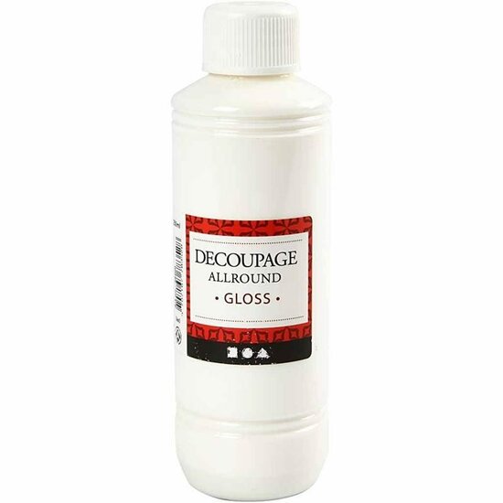 Decoupagelak - Glanzende Hobbylak - Beschermlaag Voor Decoupage - Knutselbenodigdheden - 250ml