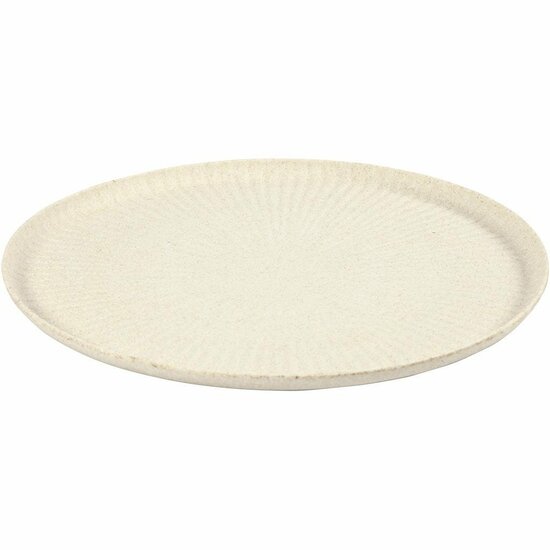 Houten Dienblad - Rond Dienblad - DIY Tafeldecoratie - Theeservies Plateau - Luxe Houten Plateau - Zelf Te Beschilderen - Handgemaakt Houten Dienblad - H 2 cm - D 30 cm - 1 Stuk