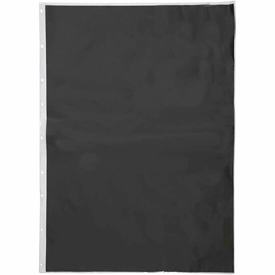 A1 Display Mappen - Heavy-Duty Presentatiemap - Opbergmap Zwart - A1 Portfolio Hoes - Portfolio Map - Kunstenaarsmap - Tekenwerk Map - Zwart - 60 x 84 cm - 5 Stuks