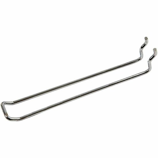 Dubbele Haak - Haken Voor Gereedschap - DIY Montage - Multifunctionele Haak - Werkplaats & Opslag - 50 Stuks