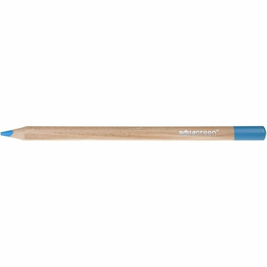 Edugreen Jumbo kleurpotloden, lichtblauw, vulling 5 mm, 10 stuk/ 1 doos