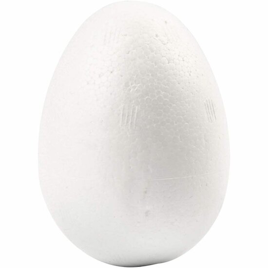 Eieren - Eitjes - Styropor - Piepschuim - Wit - Decoratie - DIY - Afm: 6 cm - 50 stuks