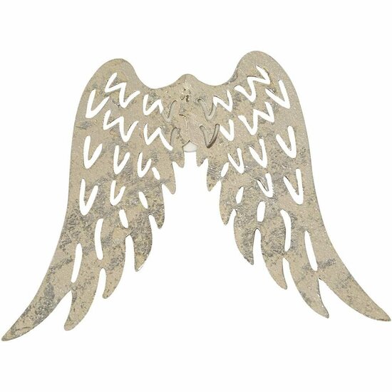 Engelenvleugels Metaal - Metallic Parelmoer Vleugels - DIY Vleugels voor Decoratie - Creatieve Metalen Engelenvleugels - Vleugels voor Home Decor - 7,5x6 cm - 5 Stuks