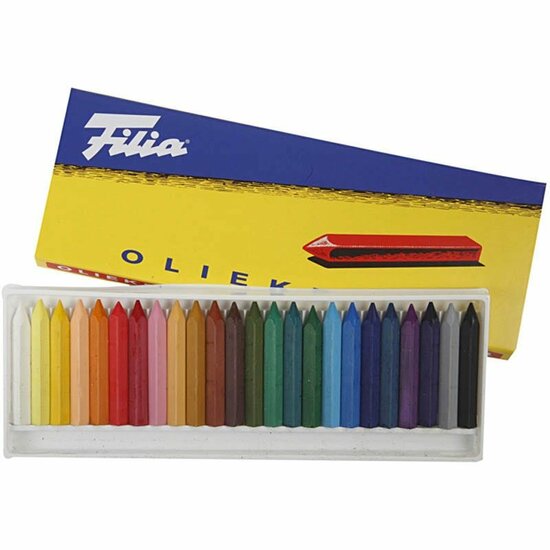 Oliekrijt - Verschillende Kleuren - Oliepastel - Oliekrijtjes - Waxpastels - Vette Krijtjes - Kleuren - Tekenen - Schilderen - Filia Oil Pastels- Goede Kwaliteit - Goede Lichtvastheid - 249 Stuks