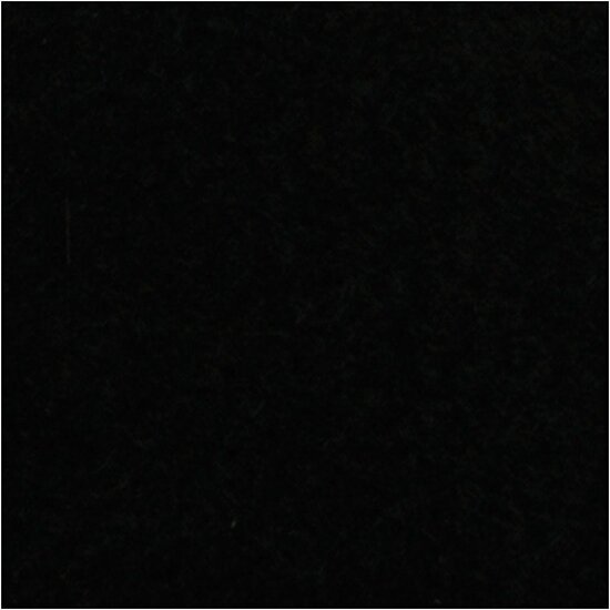 Fleece, zwart, L: 125 cm, B: 150 cm, 200 gr, 1 stuk